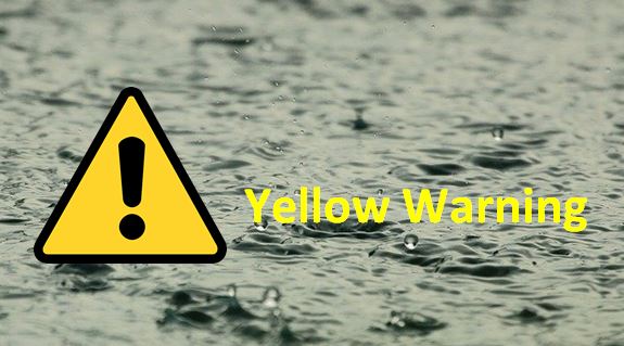 Yellow Weather Warning