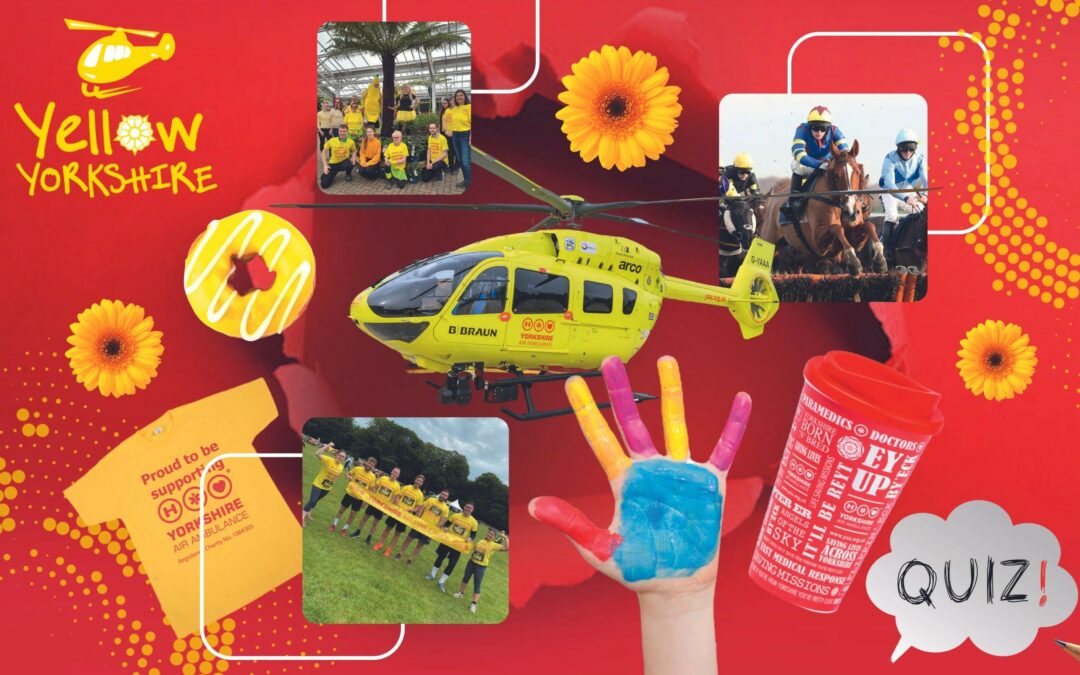 Yorkshire Air Ambulance Yellow Yorkshire poster